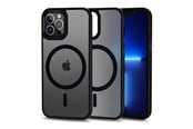 Handys - Cover & Cases - Tech-Protect MagMat MagSafe Case for iPhone 12 Pro Max - Matte Black - 9490713933091