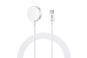 Handys - Adapter und Ladegeräte - Tech-Protect UltraBoost Inductive Magnetic Charger with USB-C Connector for Apple Watch 1.2m - White - 9490713932704