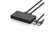 USB-Hubs - UGREEN switch box HUB switch 4x USB 3.2 Gen 1 USB splitter for two computers black (US216 30768) USB-Hubs - USB 3.2 - 6957303837687