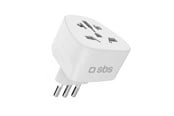 Andere Kabel - SBS IT Travel Adapter - Universal - White - TEADAPTITWORLD