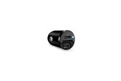 Handys - Adapter und Ladegeräte - Puro Mini 30W Power Delivery 2 x USB-C Car Charger - Black - FCMCHUSBCC30WBLK