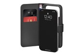 Handys - Cover & Cases - Puro Wallet Stand Case for iPhone 17 Pro Max Made of Eco-Leather with a Flap Wallet and Stand Function - Black - PUIPC17P69BOOKC8BLK