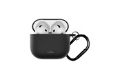 Handys - Adapter und Ladegeräte - Puro Icon Case for AirPods 4 - Black - PUAPC4ICONBLK