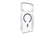 Handys - Cover & Cases - Puro Lite Mag TPU+PC Case Compatible with MagSafe for iPhone 17 Pro Max - Transparent with Blue Ring - PUIPC17P69LITEMDKBL