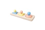 Baby Spielzeug - Hape Montessori Mirror Shape Puzzle Wood - E0072