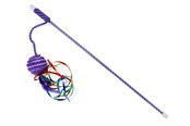 Katzen - Dogman Katzenspielangel mit Quastenball, Lila - 331355