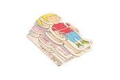 Puzzle - Beleduc Wooden Layered Puzzle Girl - 5 Layers Holz - 17160