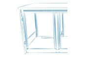Wandhalterungen, AV-Halterungen & AV-Möbel - Middle Atlantic C5 Series mounting component - millwork drawings and hardware - Max - recommended for - C5-MK27-2