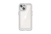 Handys - Cover & Cases - Hurtel iPhone 15 Plus Outer Space Reinforced Case with Flexible Frame - Transparent - 9145576279649