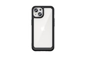 Handys - Cover & Cases - Hurtel Reinforced Case with Flexible Frame for iPhone 15 Plus Outer Space - Black - 9145576279618