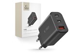 Handys - Adapter und Ladegeräte - Tech-Protect NC30W AC Charger 2x USB-C PD 30W / USB-A QC 3.0 - Black - 9490713935231
