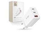 Handys - Adapter und Ladegeräte - Tech-Protect NC30W AC Charger 2x USB-C PD 30W / USB-A QC 3.0 - White - 9490713935262