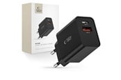 Handys - Adapter und Ladegeräte - Tech-Protect NC30W Mains Charger USB-C PD 30W / USB-A QC 3.0 - Black - 9490713935187