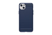 Handys - Cover & Cases - Hurtel Flexible Carbon Pattern Case for iPhone 15 Plus Carbon Case - Blue - 9145576279441