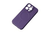 Handys - Cover & Cases - Hurtel MagSafe Compatible Silicone Case for iPhone 15 Pro Max Silicone Case - Purple - 9145576280003