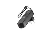 Powerbank (Akku) - SBS Hybrid PD 20W 5000mAh Power Bank with Built-in Cable and Foldable Plug - Black - 5000 mAh - TETRBB5000PD20