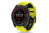 Smartwatch - Accessories - Tech-Protect IconBand Pro Strap for Garmin Fenix 3 / 5X / 3HR / 5X Plus / 6X / 6X Pro / 7X - Lime Black - 9319456605129