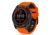 Smartwatch - Accessories - Tech-Protect IconBand Pro Strap for Garmin Fenix 3 / 5X / 3HR / 5X Plus / 6X / 6X Pro / 7X - Orange & Black - 9319456605136