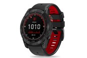 Smartwatch - Accessories - Tech-Protect IconBand Pro Strap for Garmin Fenix 3 / 5X / 3HR / 5X Plus / 6X / 6X Pro / 7X - Black & Red - 9319456605082