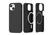 Handys - Cover & Cases - Tech-Protect Silicone MagSafe Case for iPhone 13 / 14 - Black - 9319456604948