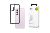 Handys - Cover & Cases - 3mk Satin Armor Case+ Purple for Samsung Galaxy S24 - Transparent - 5903108592864