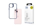 Handys - Cover & Cases - 3mk Satin Armor Case+ Blue for Apple iPhone 15 - transparent - 5903108592628