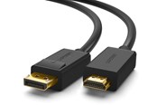 Display Kabel - UGREEN unidirectional DisplayPort to HDMI Cable 4K 30Hz 32 AWG 1.5m Black (DP101 10239) - 10239-ugreen