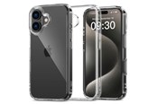 Handys - Cover & Cases - Tech-Protect FlexAir Hybrid Case for iPhone 16 - Transparent - 5906302311620