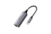 Netzwerkadapter (Netzkarte, Druckserver, u.s.w.) - UGREEN external network adapter RJ45 - USB Type C (1000 Mbps / 1 Gbps) Gigabit Ethernet gray (CM199) - 6957303857371