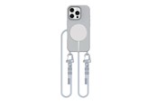 Handys - Cover & Cases - Tech-Protect MagNecklace MagSafe Case with Lanyard for iPhone 16 Pro - Grey - 5906302311958