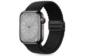 Smartwatch - Accessories - Tech-Protect Nylonmag Strap for Apple Watch 4 / 5 / 6 / 7 / 8 / 9 / SE (38 / 40 / 41 mm) - Black - 5906302312870
