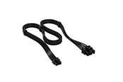 Stromkabel (Intern) - Corsair Elite Premium Individually Sleeved PCIe Cable 8-pin (6+2 Split) Cable Type 5 - Schwarz - CP-8920452
