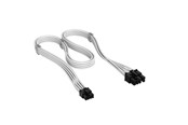 Stromkabel (Intern) - Corsair Elite Premium Individually Sleeved PCIe Cable 8-pin (6+2 Split) Cable Type 5 - Weiß - CP-8920453