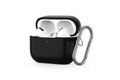 Handys - Cover & Cases - Tech-Protect Silicone Hook Case for Apple AirPods Pro 1/2 - Black - 5906302313297