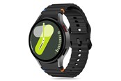 Smartwatch - Accessories - Tech-Protect Silicone Sport Strap for Samsung Galaxy Watch 4 / 5 / 5 Pro / 6 / 7 / FE - Black - 5906302313389