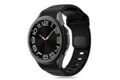 Smartwatch - Accessories - Tech-Protect Silicone Line Strap for Samsung Galaxy Watch 4 / 5 / 5 Pro / 6 / 7 / FE - Black - 5906302313600
