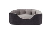 Hunde - Bed Time Dog bed LUNA ECO 70x66x22 cm. Black - 23G-SFYDQ10-A15L