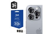 Handys - Schutzfolie - 3mk Lens Protection Pro Camera Cover with Titanium Frame for iPhone 16 Pro / 16 Pro Max - 5903108588591