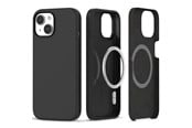Handys - Cover & Cases - Tech-Protect Silicone MagSafe Case for iPhone 15 - Matte Black - 9319456604221