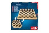Brettspiele - Noris DEvi LOVEuxe Wooden - Chess & Checkers - 606104577