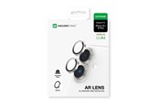 Handys - Schutzfolie - AmazingThing AR Aluminum 2 Lens Glass with Camera Lens Frame for iPhone 16 / 16 Plus - White - IP16CAM2WGLA