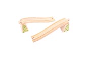 Holzspielzeug - Bigjigs Wooden Rails - Ramp - 4-piece - BJT113