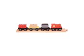 Holzspielzeug - Bigjigs Wooden Freight Train - 9-piece. - BJT182