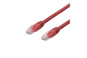 Netzwerk - Kabel - Deltaco patch cable - 1 m - red - Rot - 1m - TP-61RAU