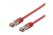 Netzwerk - Kabel - Deltaco SFTP-61RH - patch cable - 1 m - red - Rot - 1m - SFTP-61RH