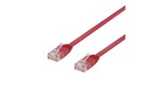 Netzwerk - Kabel - Deltaco patch cable - 50 cm - red - Rot - 0.5m - TP-60R-FL