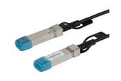 Netzwerk - Kabel - Deltaco 10GBase-CU direct attach cable - 1 m - black - Schwarz - 1m - DAC-10G-1