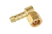 Grill und Zubehör - Meva 1/4'' LH Angle Connector Adapter for 8x15mm Gas Hose Connection - 8590584435203