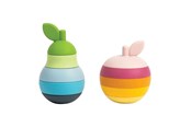 Baby Spielzeug - Bigjigs Wooden Stackable Apple and Pear - 35047