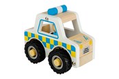 Holzspielzeug - Bigjigs Wooden Police Car - 38007